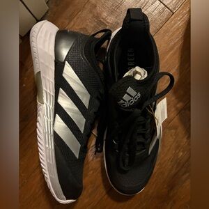 Adidas Black and White Tennis Shoes